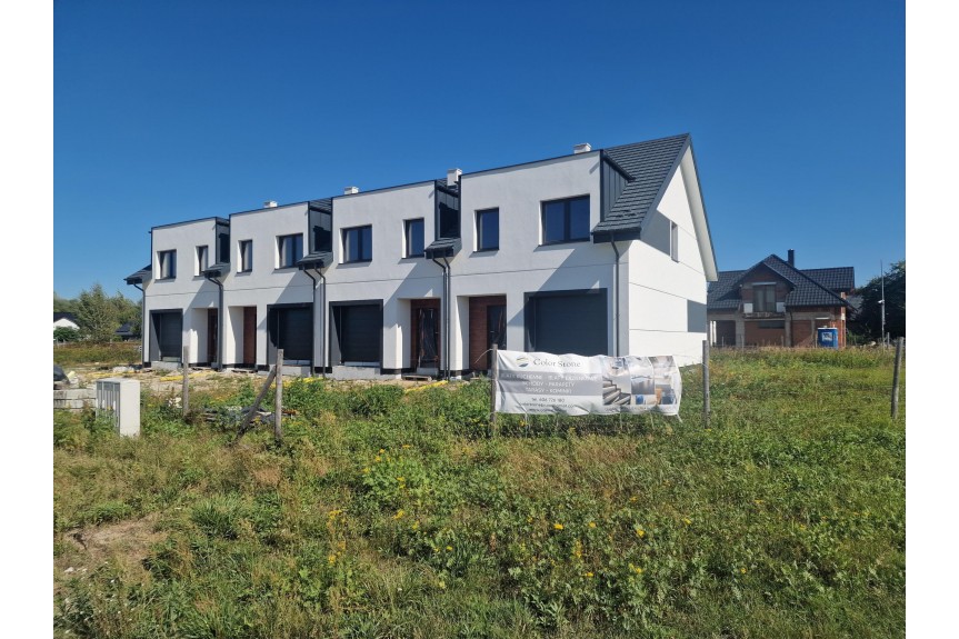 wrocławski, Długołęka, Dom z zabudowie szeregowej z garażem oraz ogrodem ok80m bud 4A